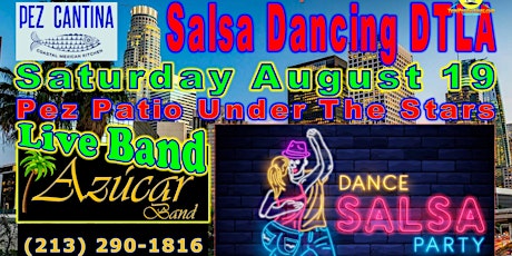 Salsa Dancing in DTLA with Live Band Azucar  primärbild