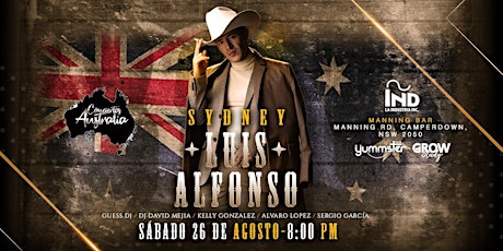 Image principale de Luis Alfonso Australian Tour SYDNEY