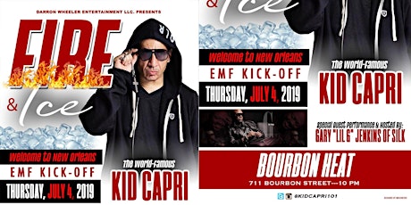Fire & Ice Edition:  Welcome to New Orleans-EMF Kick-Off featuring Kid Capri primary image