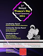 3rd Annual Women’s Day Award Ceremony primary image