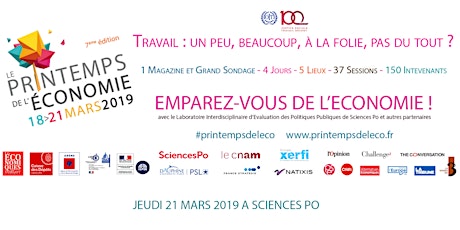 Image principale de Printemps de l'économie 2019 - 21 mars à Sciences Po - Paris