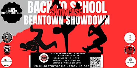 Hauptbild für Back To School Beantown Showdown Showcase
