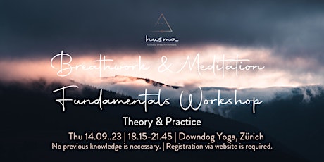 Hauptbild für Breathwork & Meditation Fundamentals Workshop with Alexander Keil