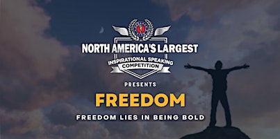 Imagem principal de Freedom | Speaker Slam: Inspirational Speaking Competition