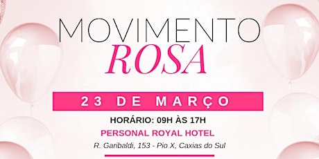 Imagem principal do evento Movimento ROSA- 100SACIONAL
