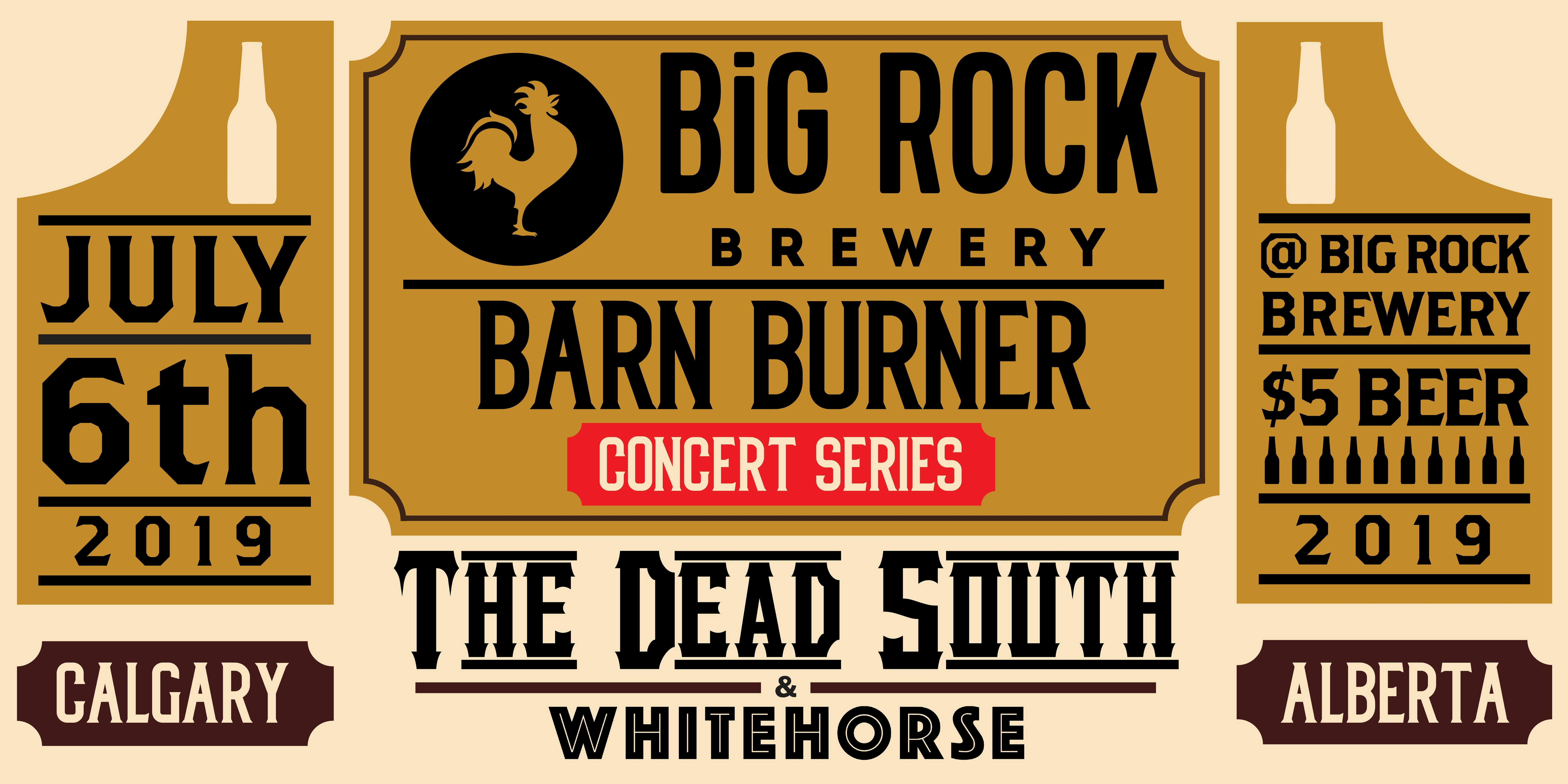 Big Rock Barn Burner Concert Series The Dead South And Whitehorse