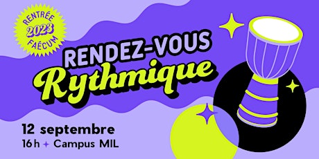 Hauptbild für Rendez-vous rythmique de la rentrée FAÉCUM 2023