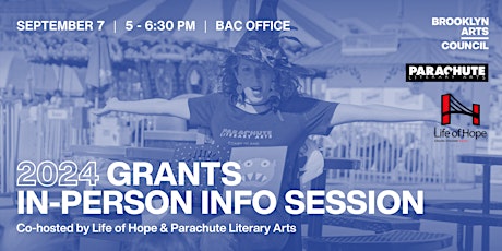 Image principale de 2024 In-person Grants Info Session with Q&A