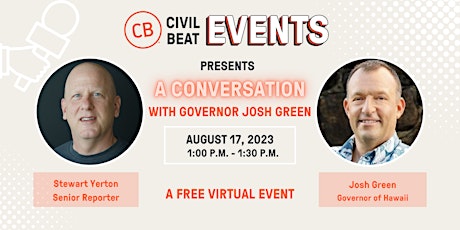 A Conversation with Governor Josh Green primary image