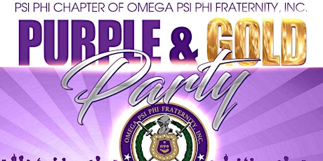 Psi Phi Chapter Purple and Gold Party primary image