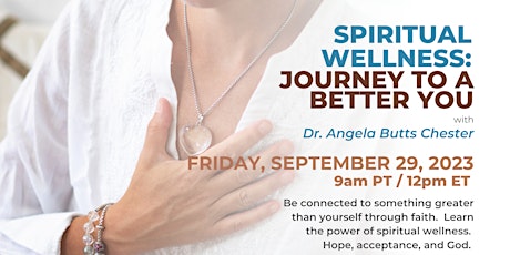 Spiritual Wellness: Journey to a Better You primary image
