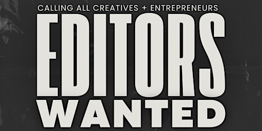 Hauptbild für EDITORS WANTED