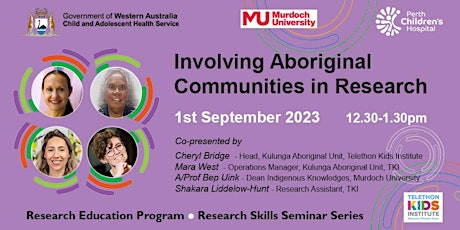 Involving Aboriginal Communities in Research primary image
