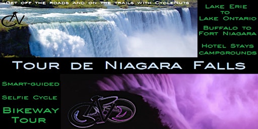 Immagine principale di Tour de Niagara Falls - Smart-guided Selfie Cycle Bikeway Tour 