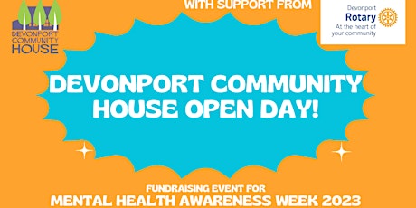 Imagem principal de Mental Health Awareness Week Open Day - Devonport Community House