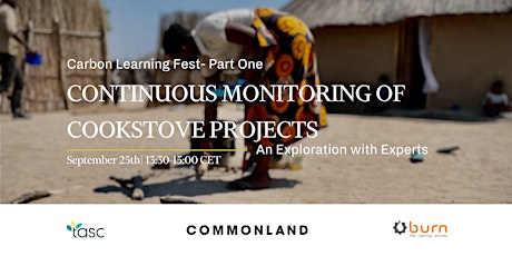 Imagem principal do evento Continuous Monitoring of Cookstove Projects