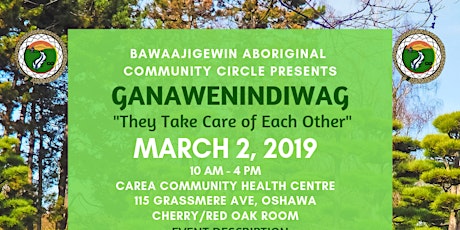 Ganawenindiwag "They Take Care of Each Other" Aboriginal Wellness Day primary image
