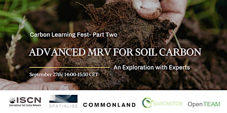 Imagem principal do evento Advanced MRV For Soil Carbon