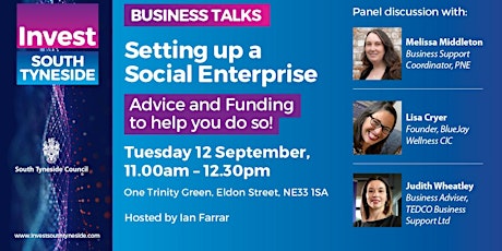 Business Talk - Setting up a Social Enterprise primary image