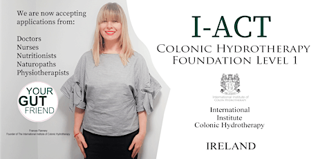 I-ACT 10 Day Colonic Hydrotherapy Training Course, Ireland  primary image