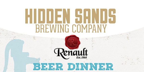 Hidden Sands Brewing Company Beer Pairing Dinner 