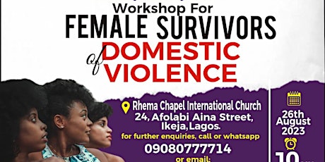 Workshop for Female Survivor of Domestic Violence primary image