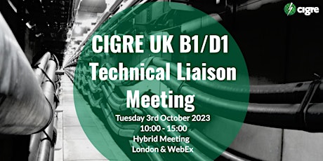 CIGRE B1/D1 Liaison Meeting 2023 primary image