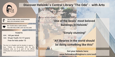 Discover The Helsinki Central Library "The Ode" - with Arto primary image