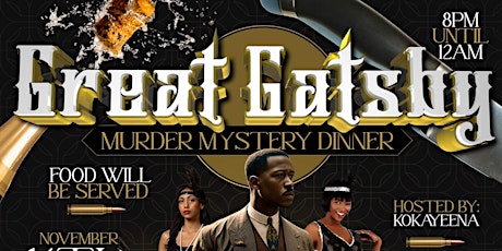 The Great Gatsby Murder Mystery Dinner primary image