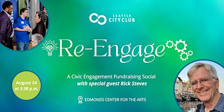 Re-Engage: A Civic Engagement Fundraising Social with Rick Steves primary image