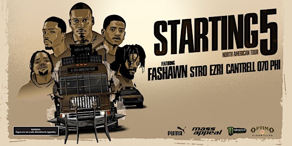 Mass Appeal Starting 5 Tour ft Fashawn, Stro, Ezri, Cantrell & 070 Phi