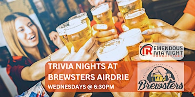 Airdrie Alberta Brewster’s Pub Wednesday Night Trivia!