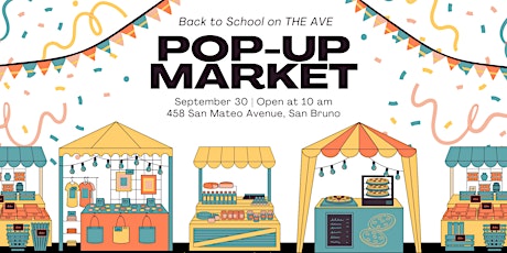Imagem principal do evento Pop Up Market: Back to School on The Ave