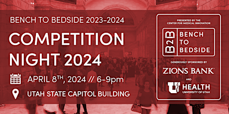 Bench to Bedside Competition Night 2024