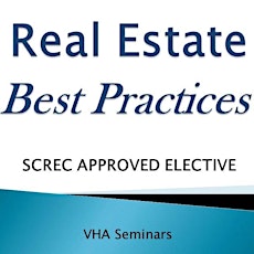 Spartanburg RE Best Practices PM ELECTIVE Wed., Jun 18 2014 (4 CE) primary image