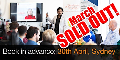 (SOLD OUT) Video Strategy Workshop by the Australian Marketing Institute and CreativeCreations.tv primary image