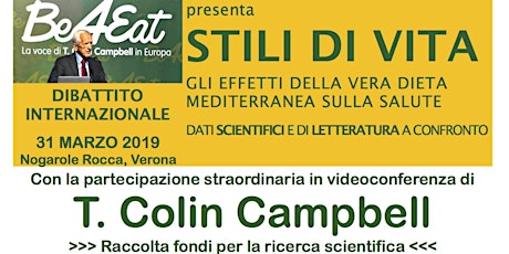 Immagine principale di STILI DI VITA, BE4EAT CON T. COLIN CAMPBELL 