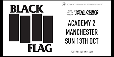 Black Flag (Academy 2, Manchester) primary image