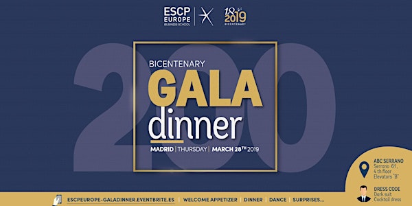 Bicentenary Gala - ESCP Europe Madrid campus