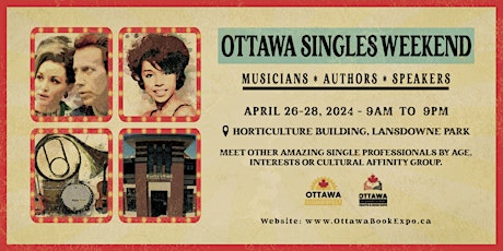 40 - 55 Singles:  Book-Up and Hook-Up Mixer | Ottawa Food & Book Expo