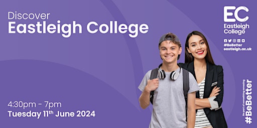 Eastleigh College Open Event - Tuesday 11th June primary image