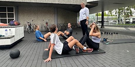 Primaire afbeelding van Outdoor bootcamp & Hiit at the RAI (opposite of strandzuid/ P4) with Jimme!