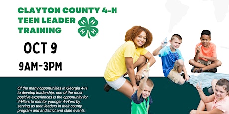 Clayton County 4-H Teen Leader Training primary image