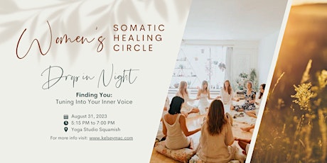 Women's Somatic Healing Circle: Finding You primary image