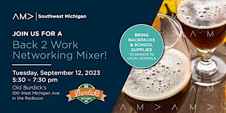 Imagen principal de Back 2 Work AMA Southwest Michigan Mixer