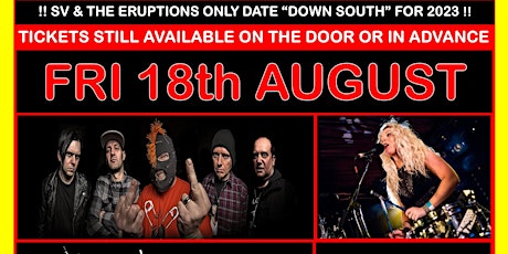 Undercover Alternative + Punk Summer (18th Aug) with SV & The Eruptions + + primary image
