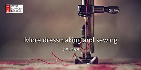 Image principale de More Dressmaking and sewing skills (Sat)