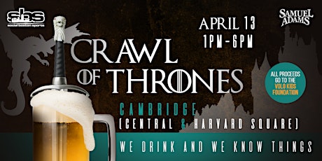Crawl of Thrones - We Drink & We Know Things (Cambridge Pub Crawl) primary image