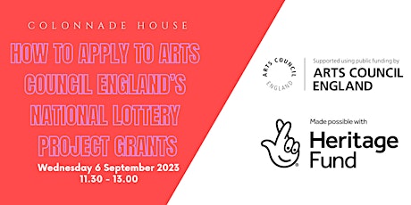 How to Apply to Arts Council England’s National Lottery Project Grants primary image