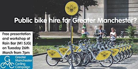GMCC Workshop: Public Bike Hire for Greater Manchester? primary image